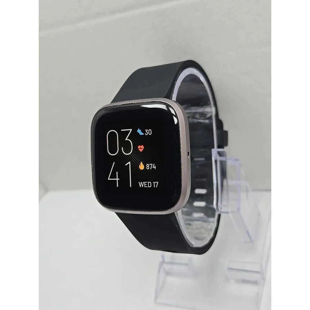 Fitbit Versa 2 Smartwatch Gray 40mm Alexa WR50M Always On Display No Charger